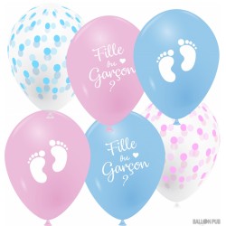 Ballons Gender Reveal Bleu...