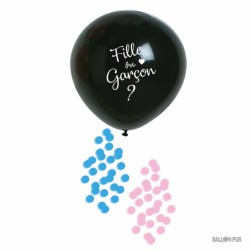 Ballons Gender Reveal Noir...