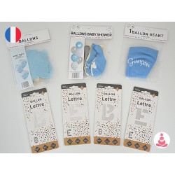 Ballons Babyshower Garçon Bleu