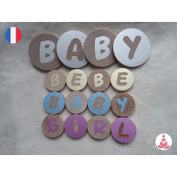 Confettis en bois...