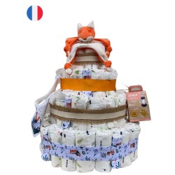 Kit Gâteau de couches Renard