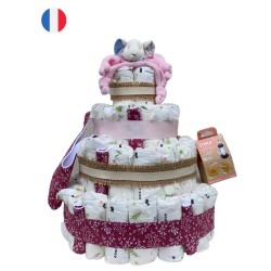 Kit Gâteau de couches Rose